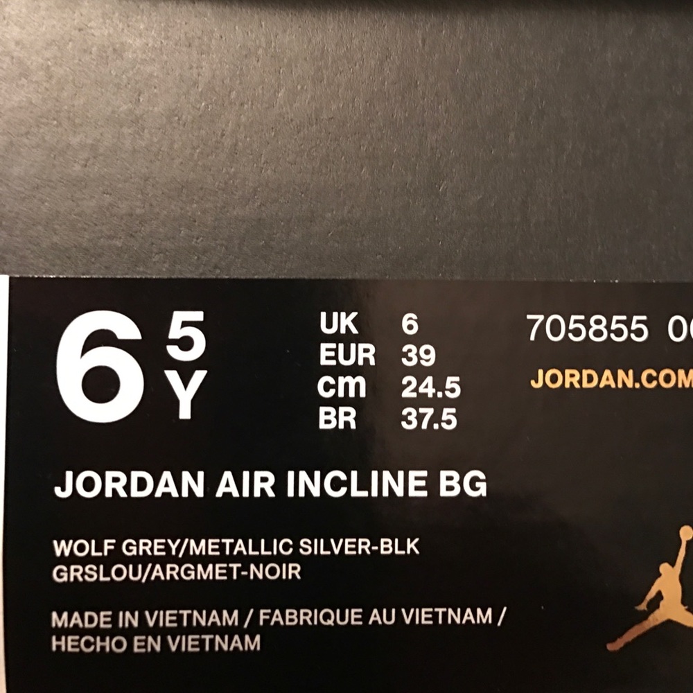Youth Jordan Air Incline BG - Picture 5 of 7
