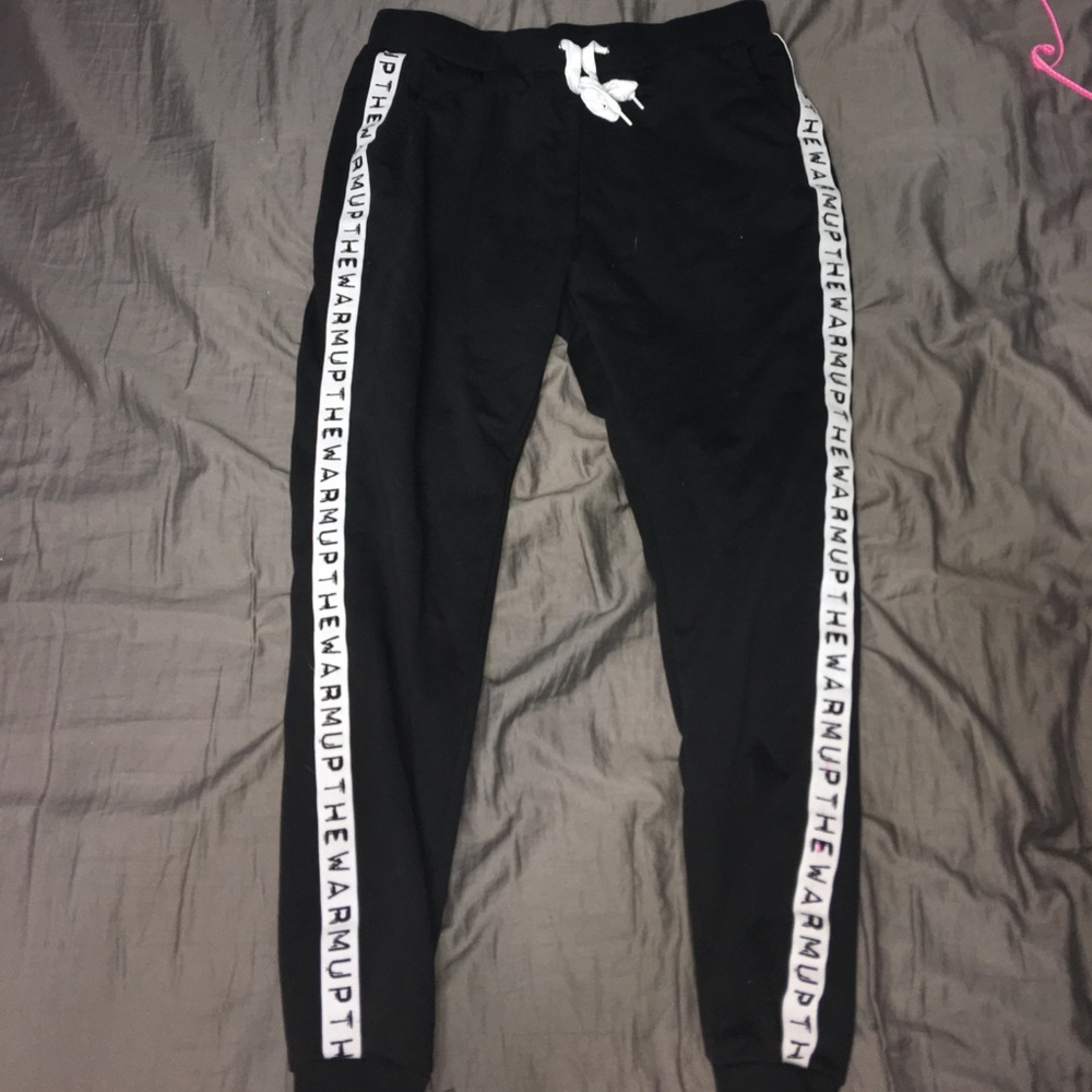 "the warm up" joggers