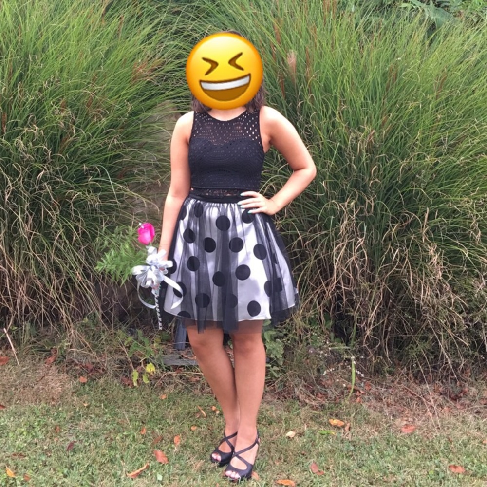 Two piece homecoming dress size 5