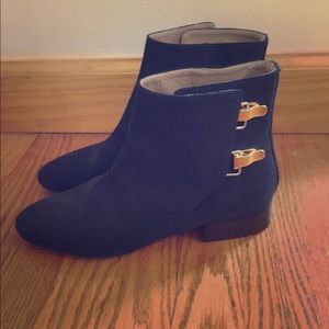 Authentic Chloé Navy Booties