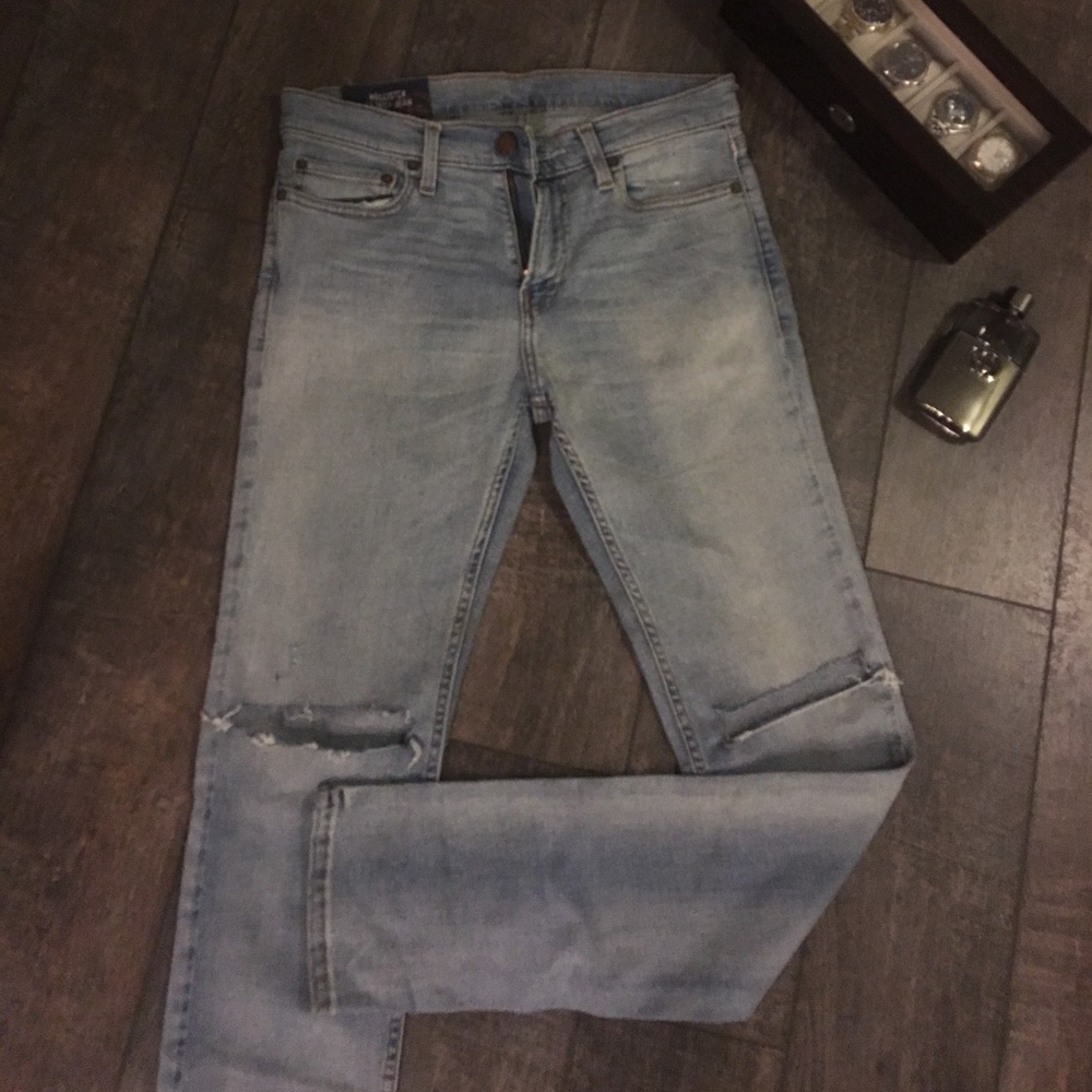 Men's Hollister Distressed Skinny Jean