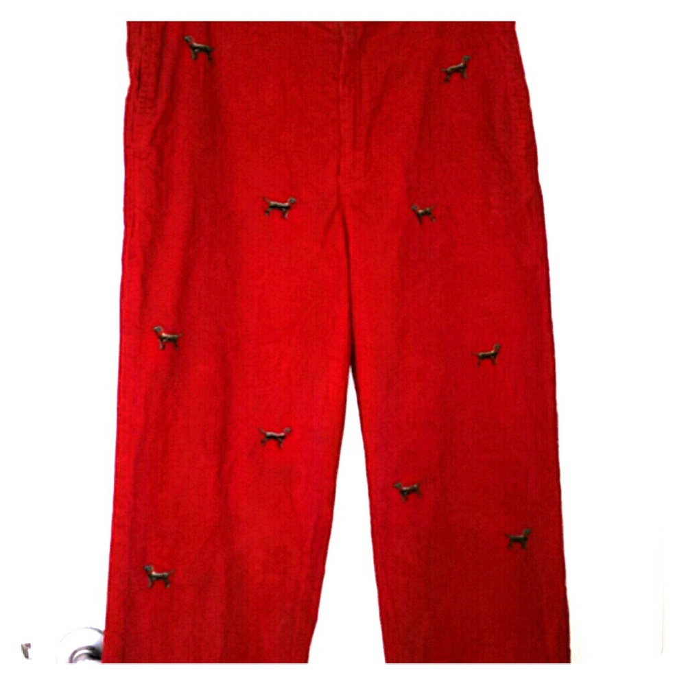 Love Offers! Men Chaps Red Cord Jeans W31x L32