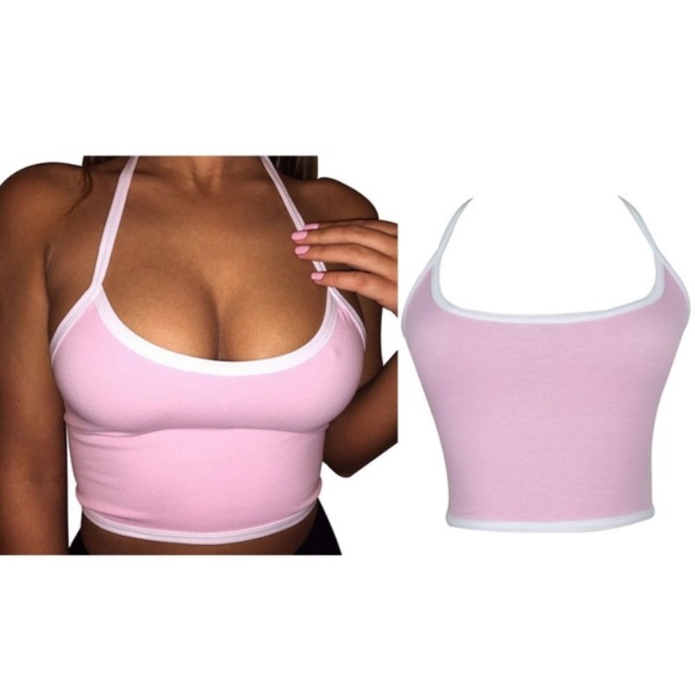 Pink Halter Top