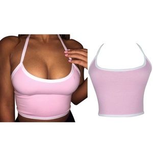 Pink Halter Top