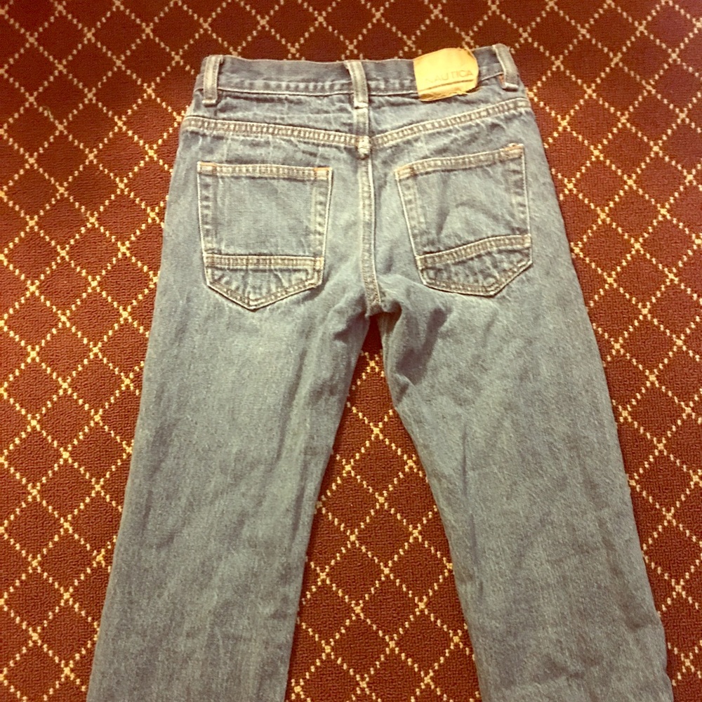 Boys Nautica Distressed Medium Blue Jeans Size 7