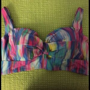 NWOT Torrid Push-Up Swimsuit Bikini Top ONLY