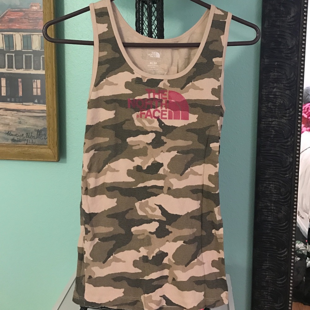 The North Face camo tank