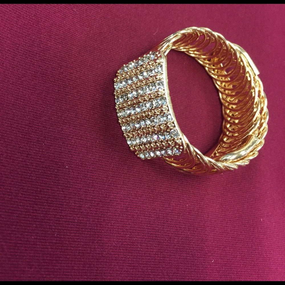 Gold silver bracelet