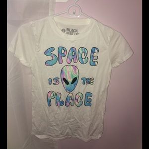 Alien "Space is the Place" Holographic Graphic T