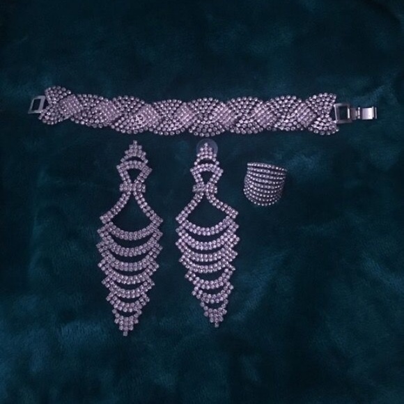 Charming Charlie Earrings, Bracelet, and Ring - Picture 2 of 2