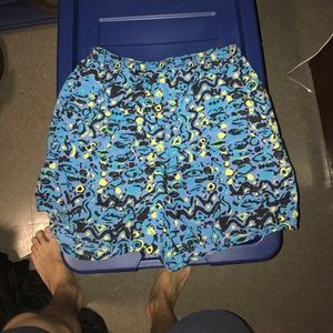 Retro Nike Lined Beach Shorts,