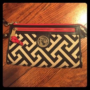 Red & Black Spartina Wallet/Clutch