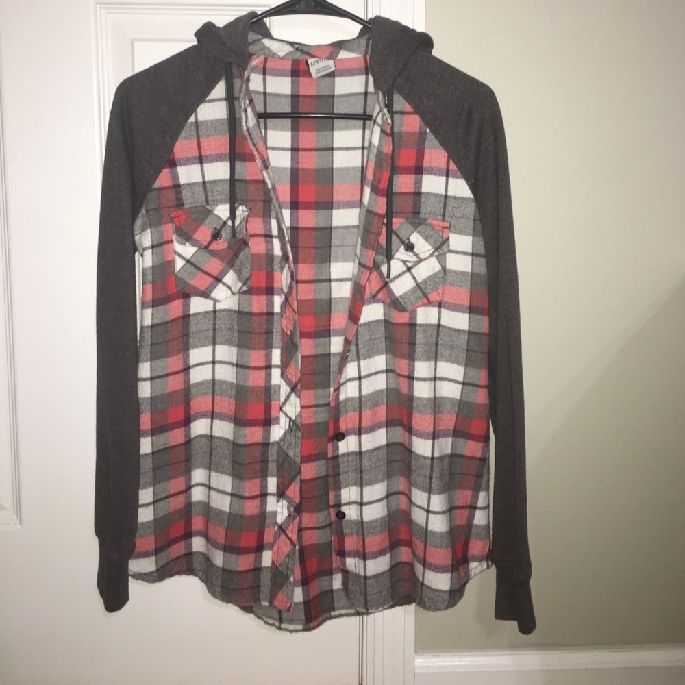 Hooded flannel from Zumiez