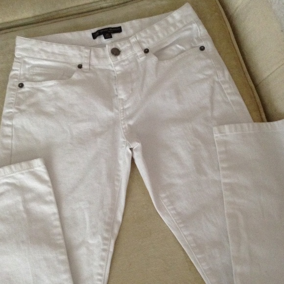 BROOKS BROTHERS WHITE JEANS 2 P NWOT - Picture 4 of 5