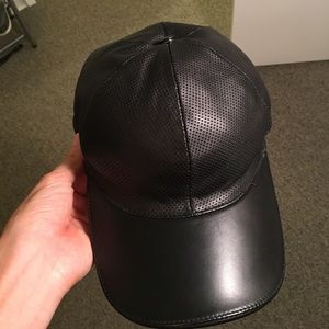 Gucci leather hat