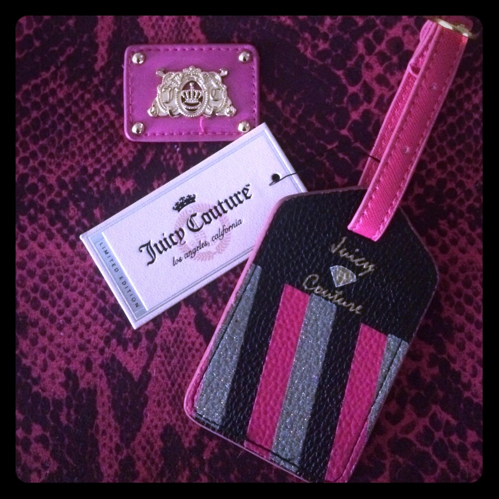 Limited Edition Juicy Couture Luggage Tag