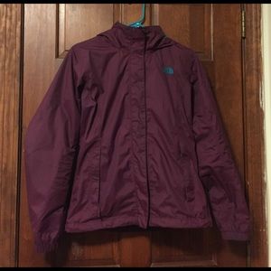 Good condition North Face Hyvent rain jacket