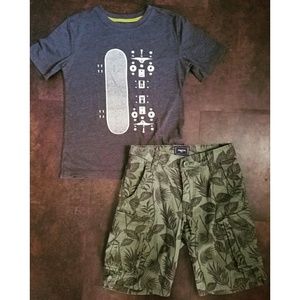 Boys Gap Skateboard Shirt and Short Set