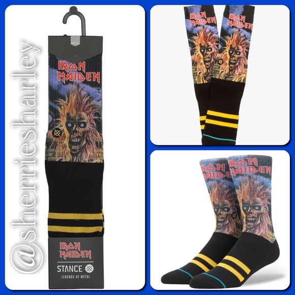 Iron Maiden Men's Socks by Stance Size Large 9-13 - Picture 2 of 5