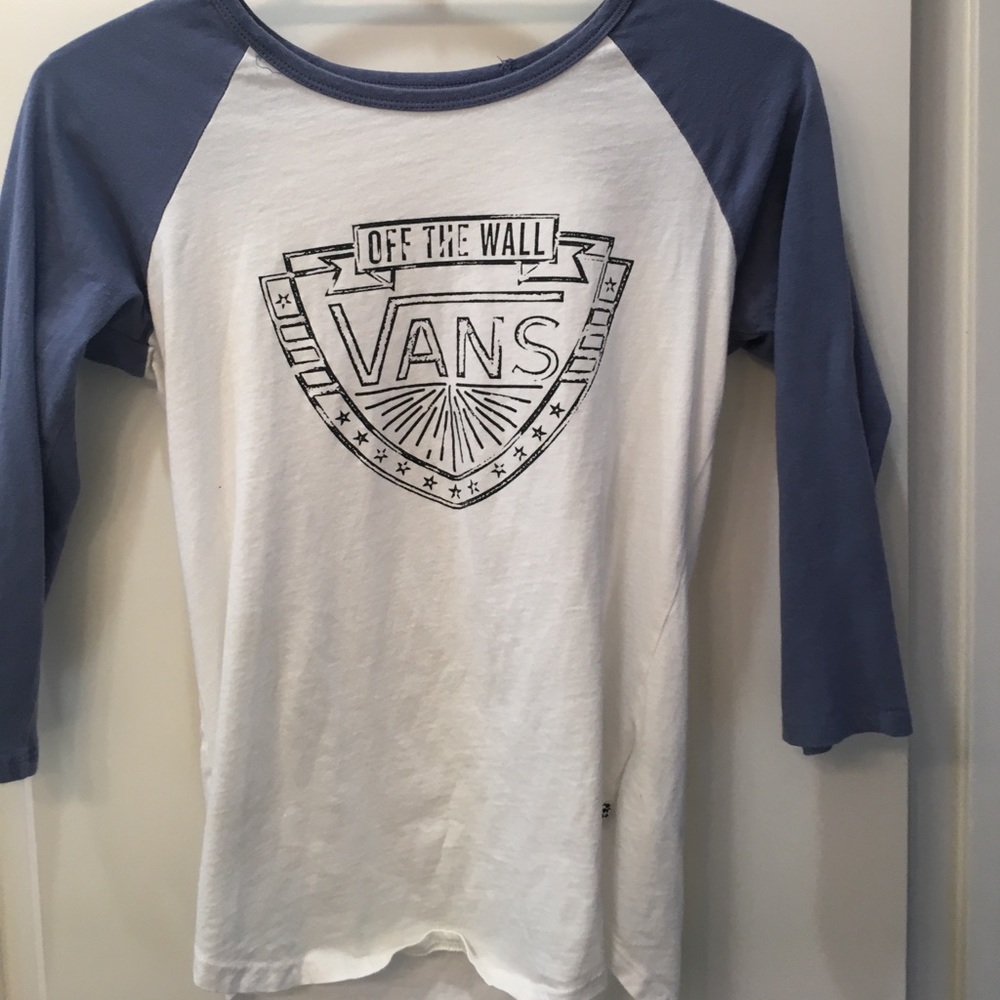 A Vans mid-length sleeve shirt.