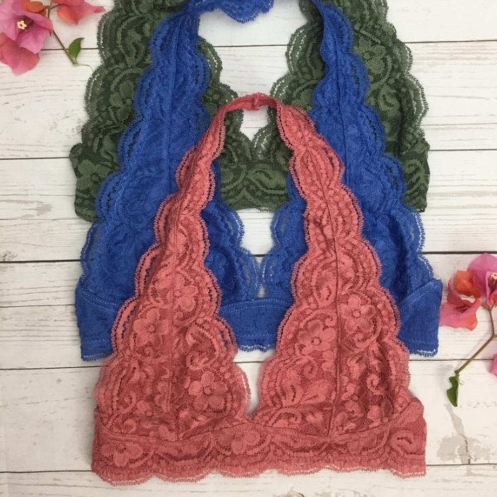 Halter lace Bralette, Bralettes, lace Bralette