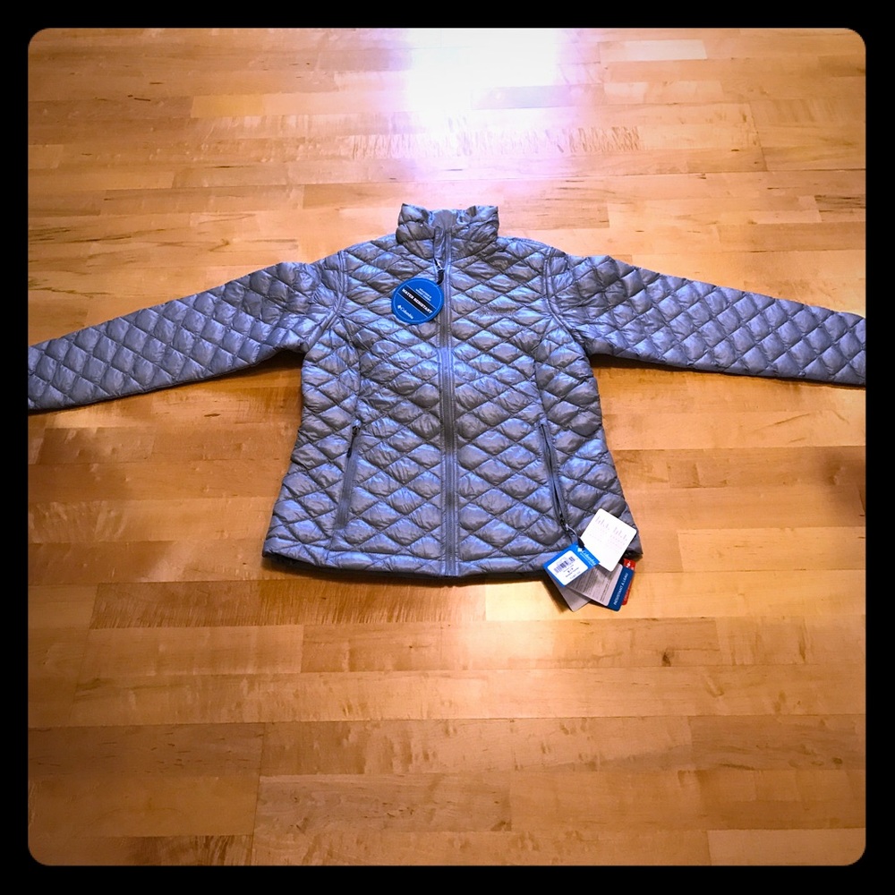 NWT Columbia gray water resistant jacket small zip