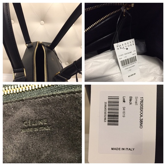 NWT Authentic Celine Small Ring Tote in Black - Picture 7 of 8