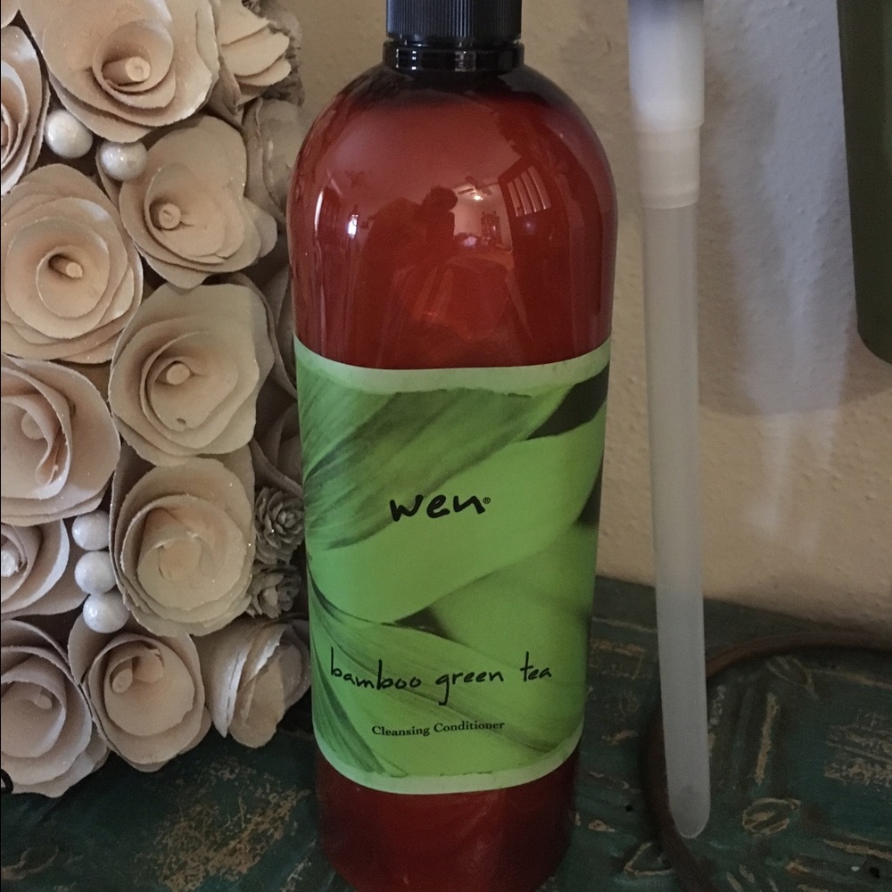 Brand New full size 32 oz Wen bamboo green tea