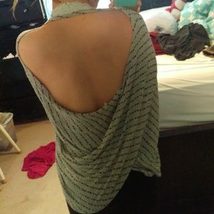 Free People Drapey Open Back Sweater
