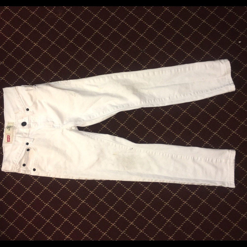 Boy White Levi's Jeans Size 8
