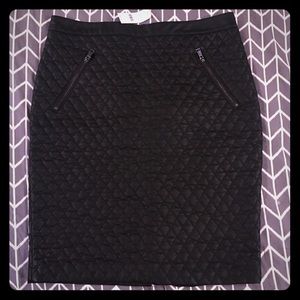 Quilted Faux Leather Pencil Skirt NWT