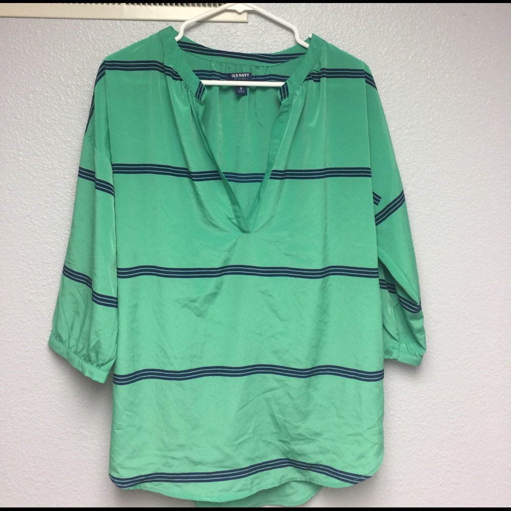 Old Navy | Comfortable Green polyester 3/4 sleeve