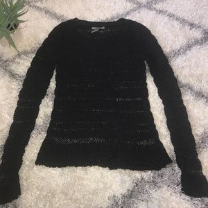 Buffalo by David Bitton Woven black sweater