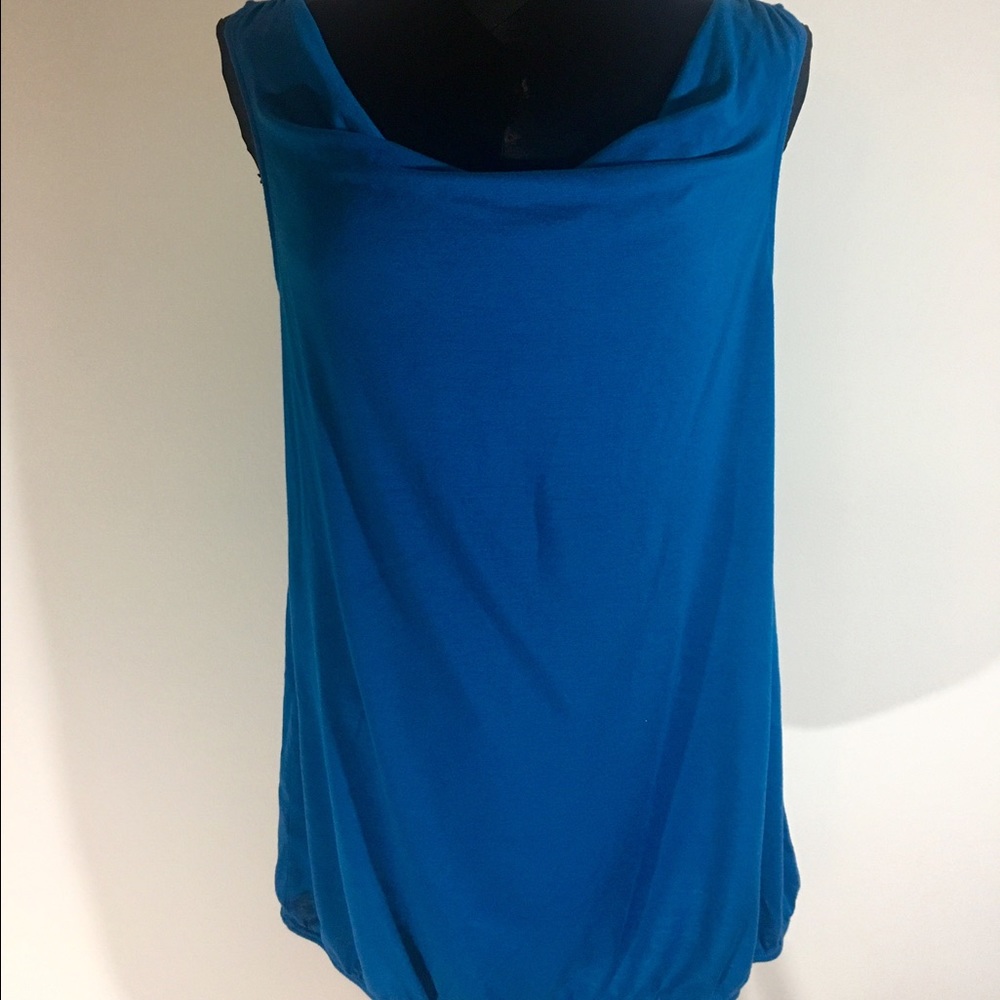Ann Taylor LOFT Sleeveless Drape-Cowl Neck