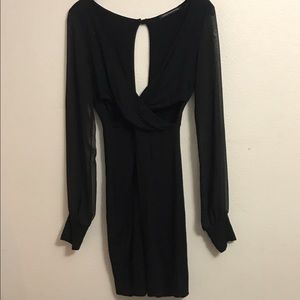 Black foreign exchange dress