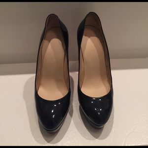 Christian Louboutin Black Patent Pump - Size 37