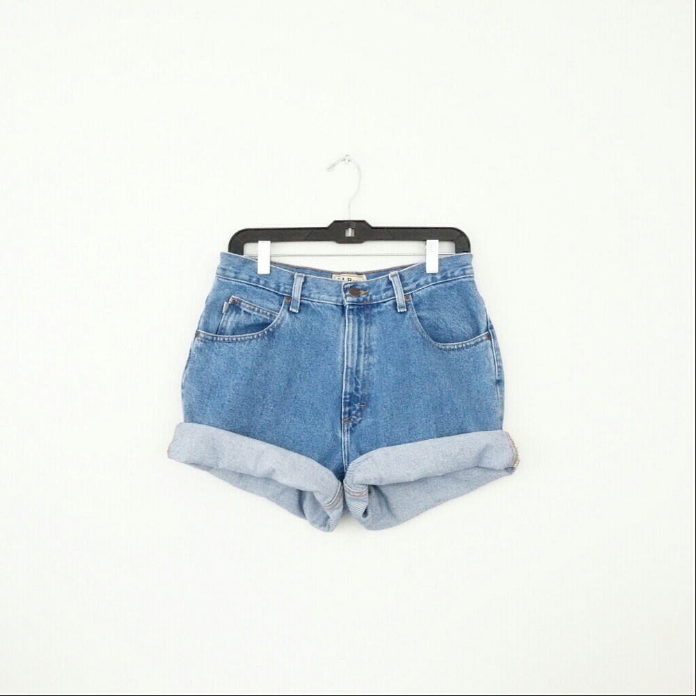 High Waist Relaxed Shorts