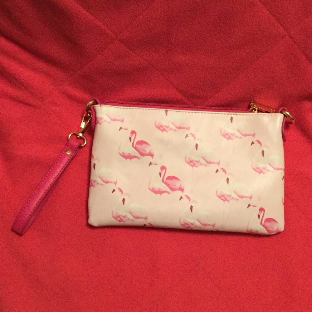 Pink Flamingo Convertible Crossbody