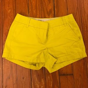J. Crew 3 inch Chino Shorts