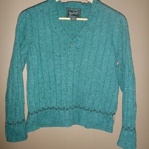 Woolrich cropped sweater.