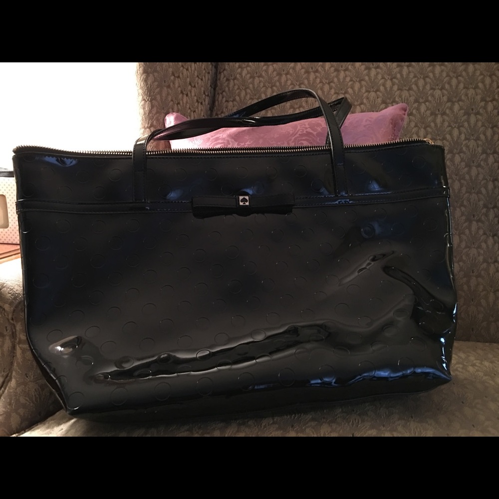 Classy Patent Leather Embossed Tote