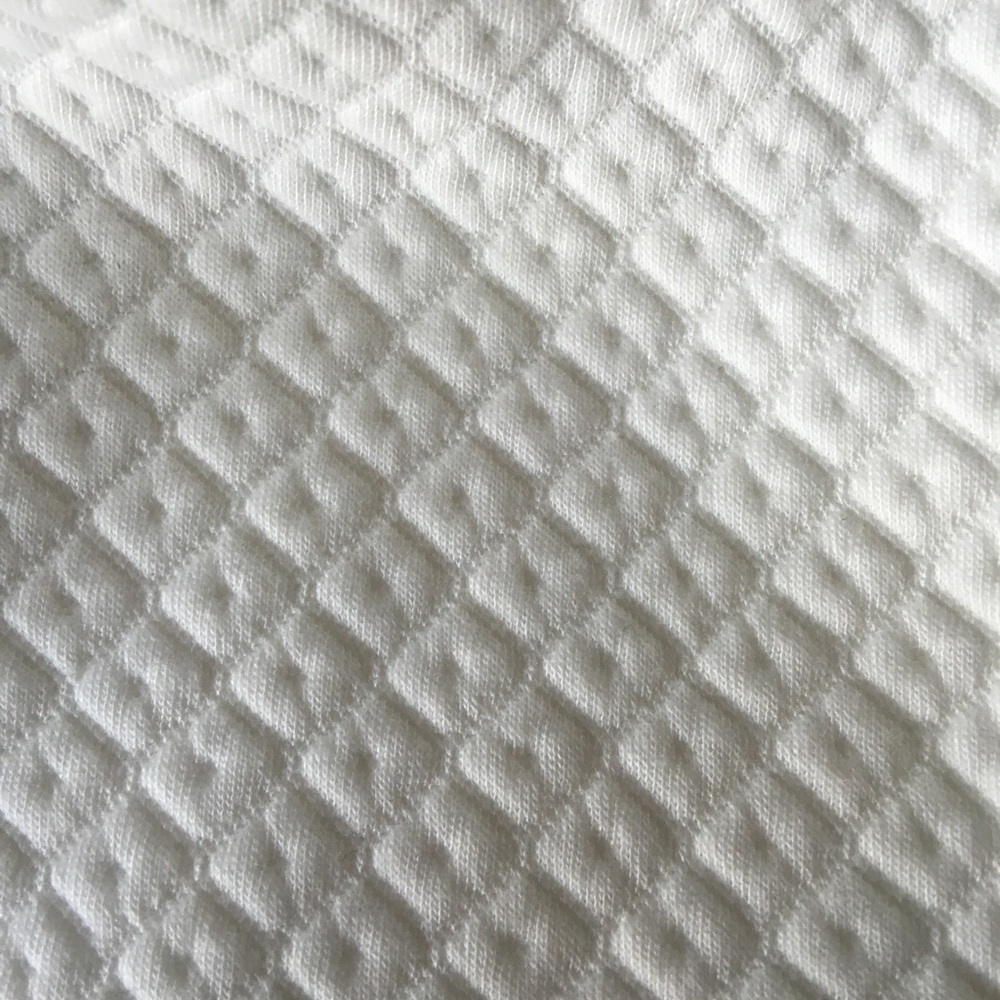 ✨White Quilted Lightweight Jacket W/ Black Trim✨ - Picture 4 of 5