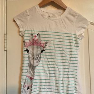 Justice giraffe t-shirt. Girls size 10
