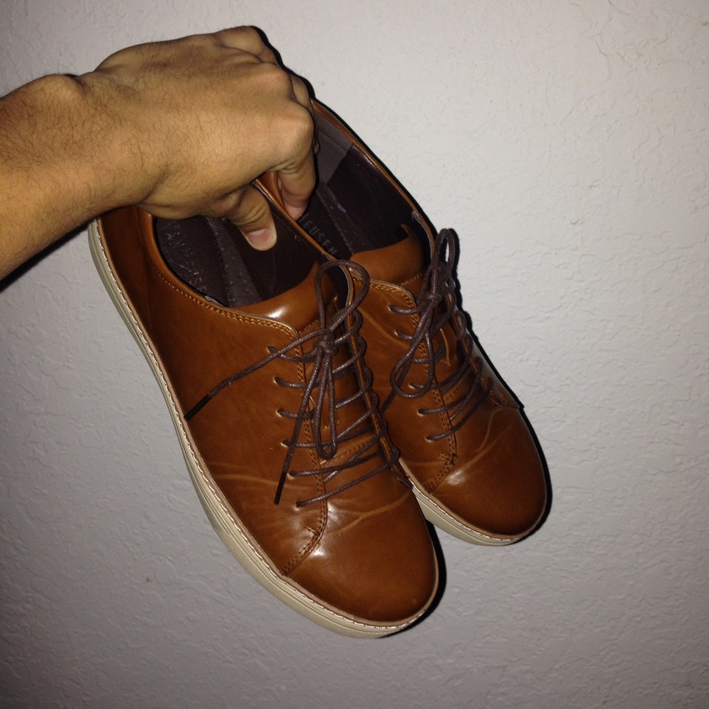 Van Heusen leather shoes.