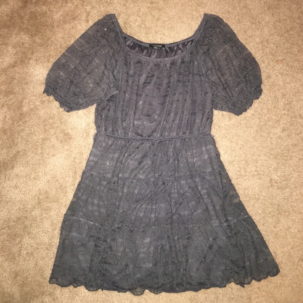My Michelle Lace Tiered Dress