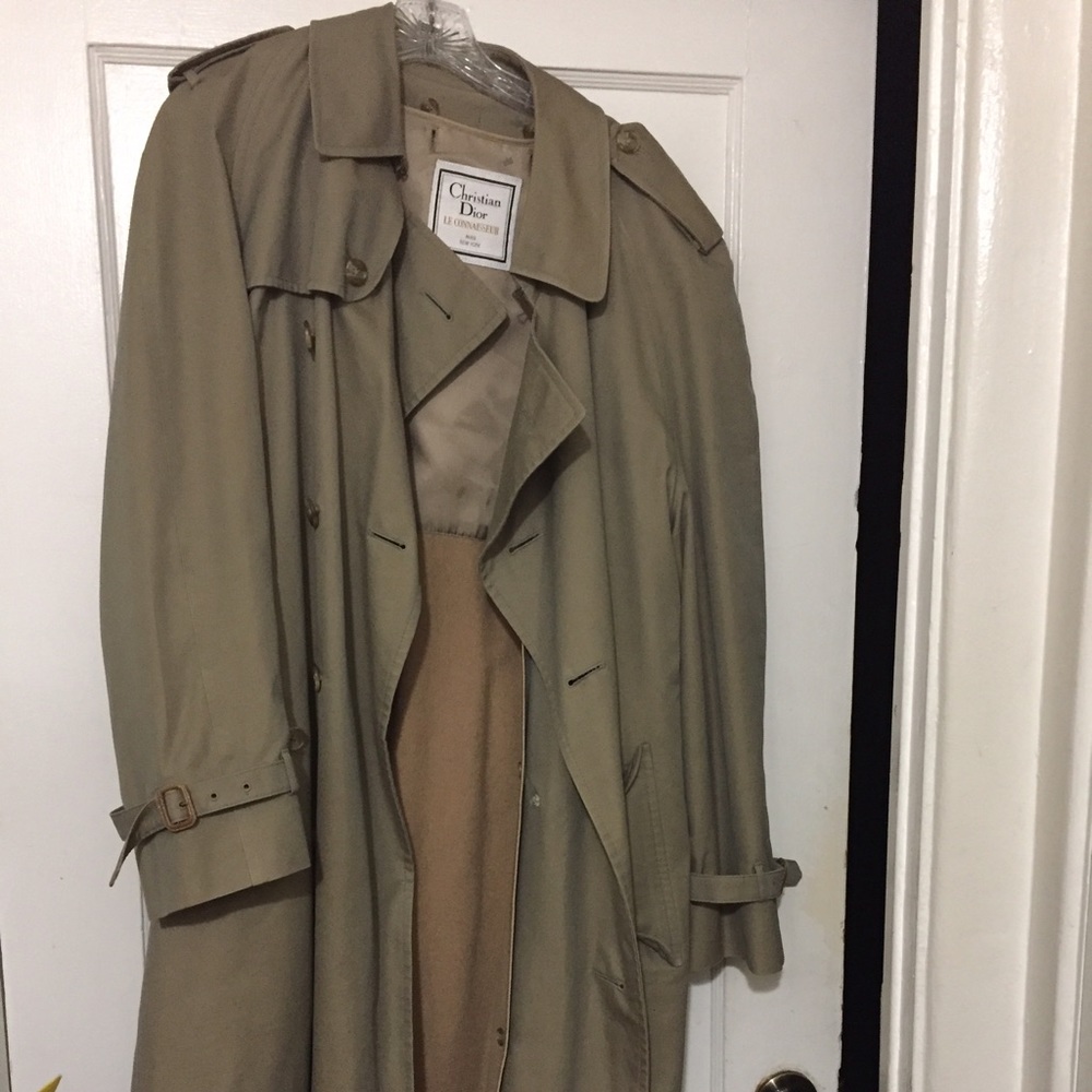 100% Authentic Christian Dior Mens Trench Coat