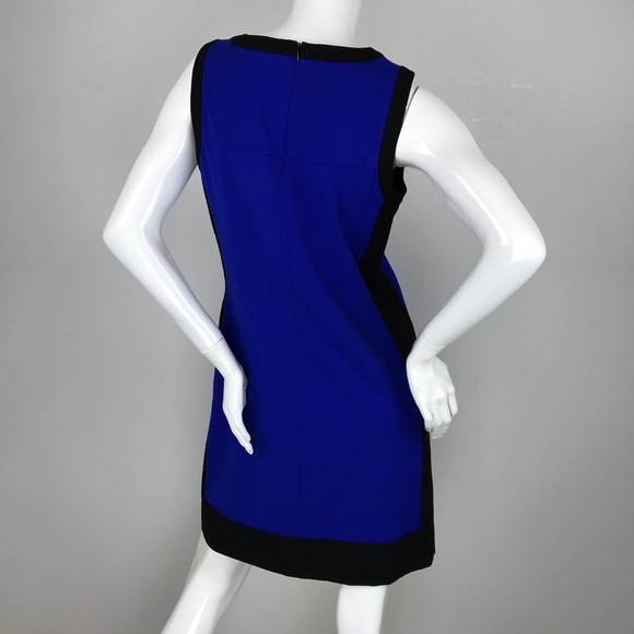 Lauren Ralph Lauren Sleeveless Colorblocked Dress - Picture 3 of 5