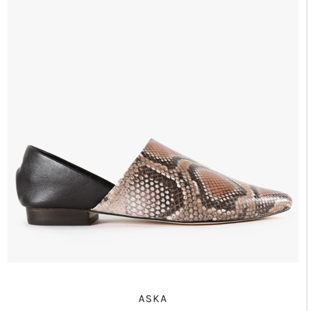 ASKA Lennox snakeskin loafers - Picture 1 of 8
