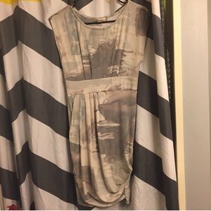 Watercolor bodycon dress