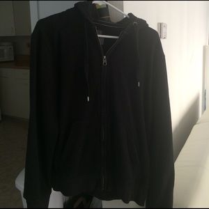 H&M comfy black jacket with hood